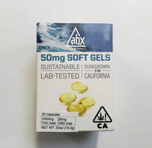 ABX - 50mg Soft Gels 20pk
