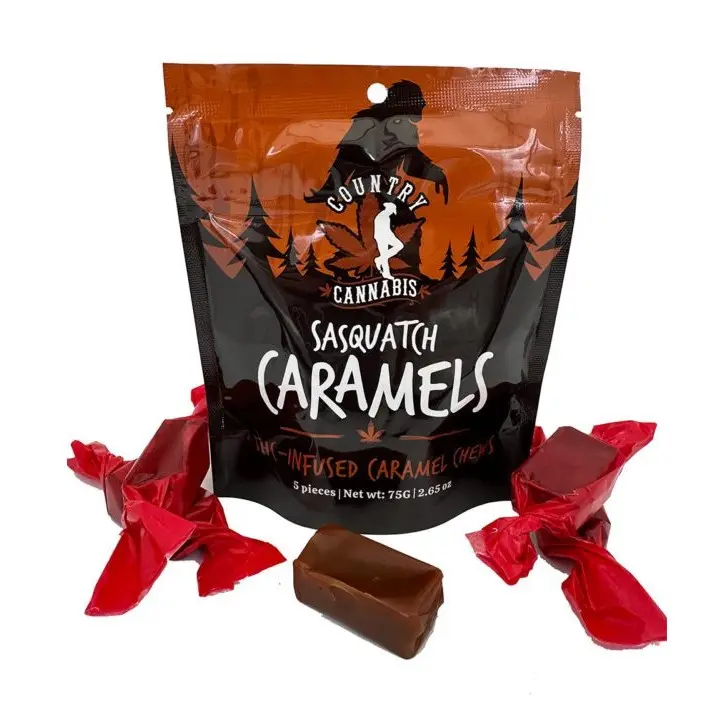 400MG Sasquatch Caramels 75.00 g