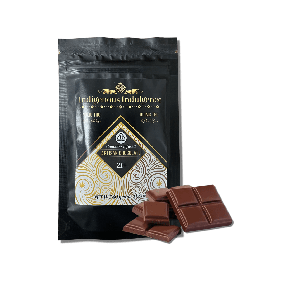 INDIGENOUS INDULGENCE CHOCOLATE BAR 100MG