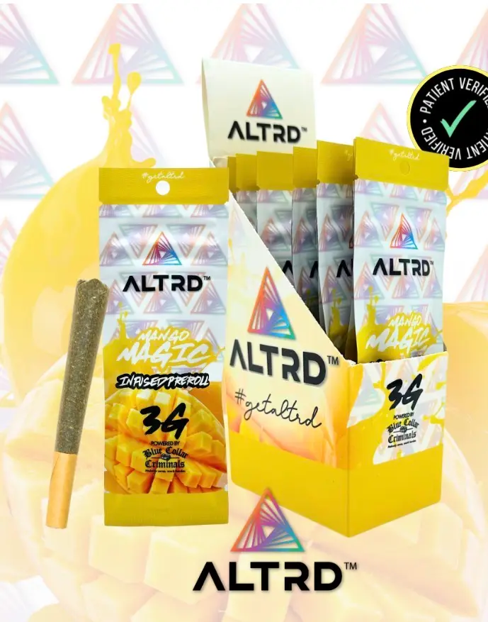 ALTRD - Infused 3g Pre Roll - Mango Magic
