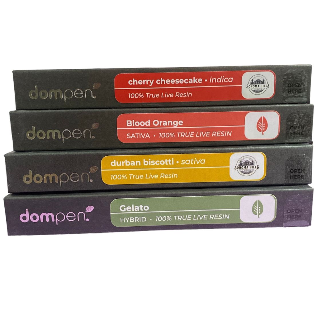 1. dom .5g Live Resin Disposable Vape Pen - Gelato (H)