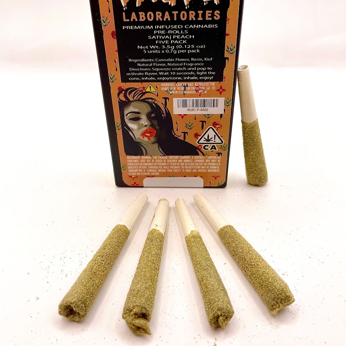 Strawnana (I), 5pc Infused Preroll Pack