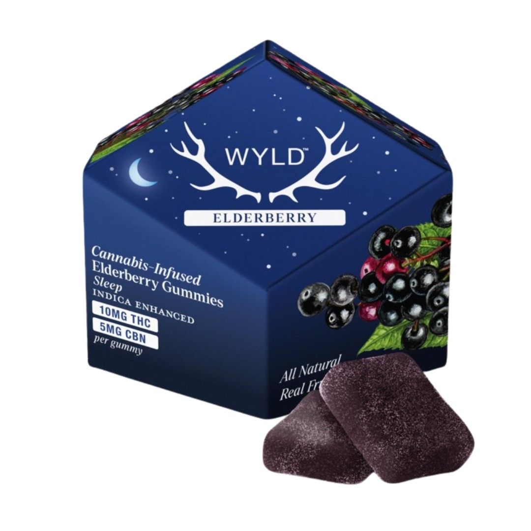 Wyld Fruit Chews Elderberry 100mg THC / 50mg CBN 2:1
