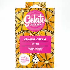 [Gelato] Live Resin Cartridge - 1g - Orange Cream (H)
