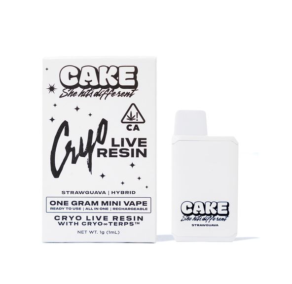 Cake Live Resin AIO Vape Strawguava 1g