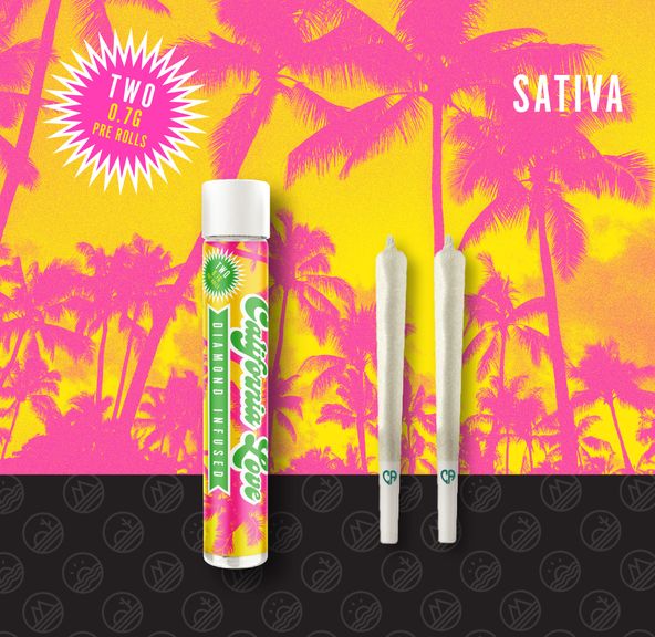 California Love Infused Pre-roll 2pk Guava Jelly 1.4g