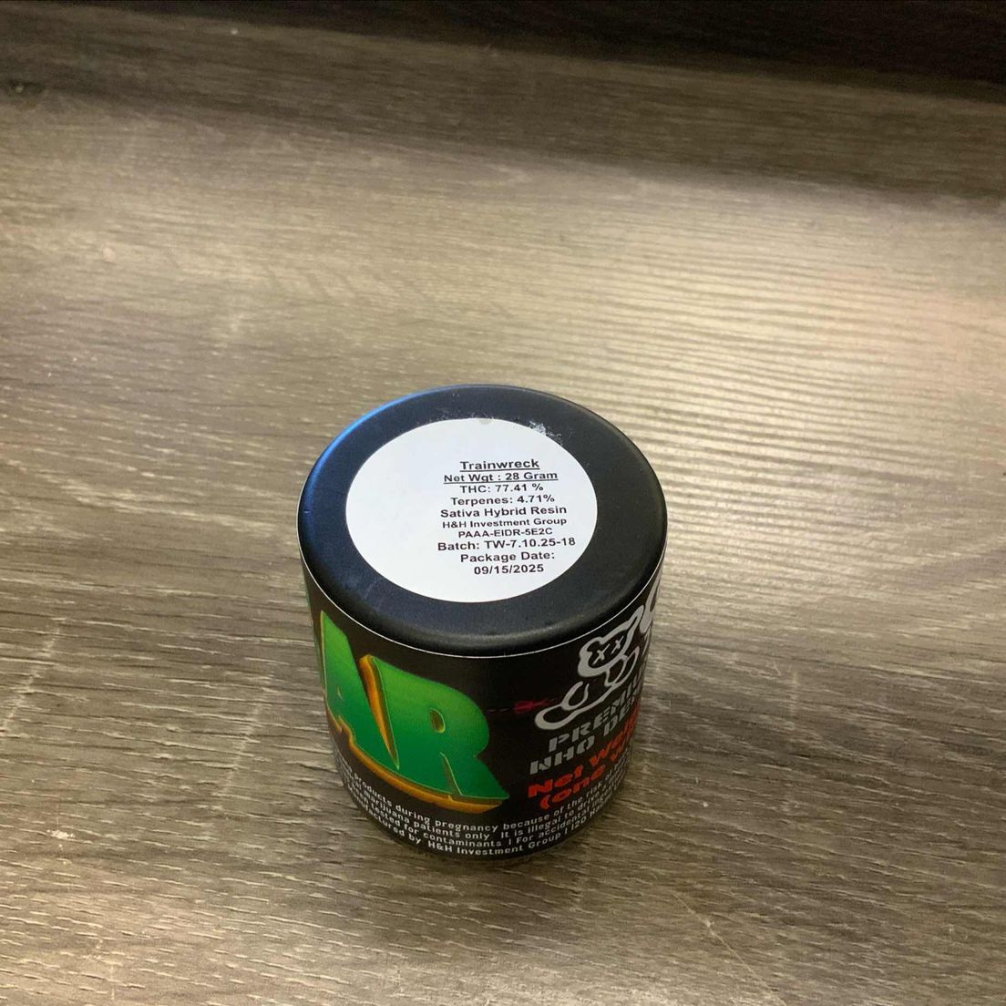 Trainwreck Grizzly Concentrate 28g