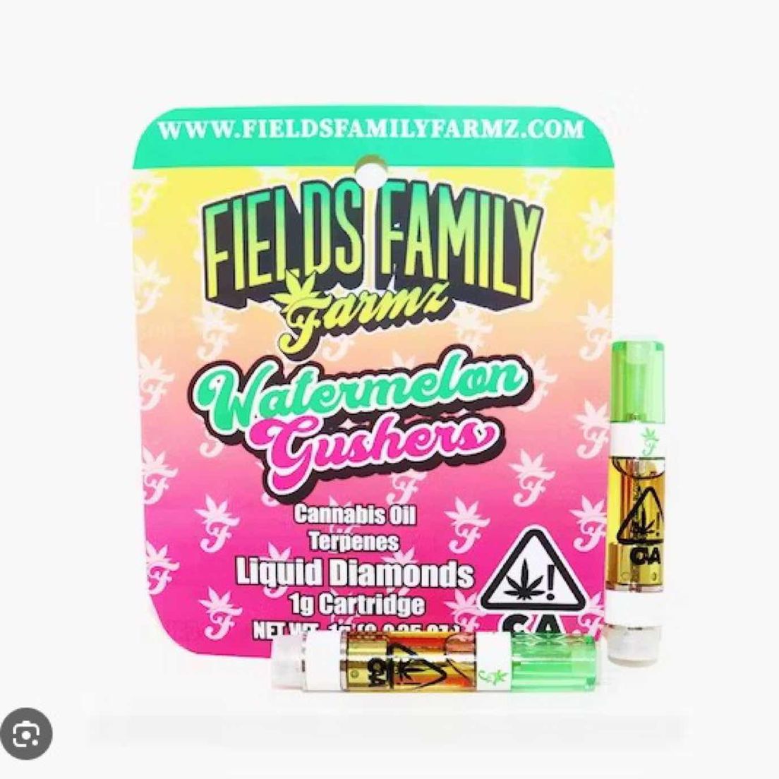 Fields Family Farmz - Liquid Diamond Watermelon Gushers Cartridge 1g