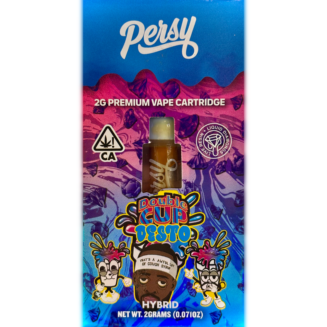 Persy - Double Cup Desto - 2G 510 Cart