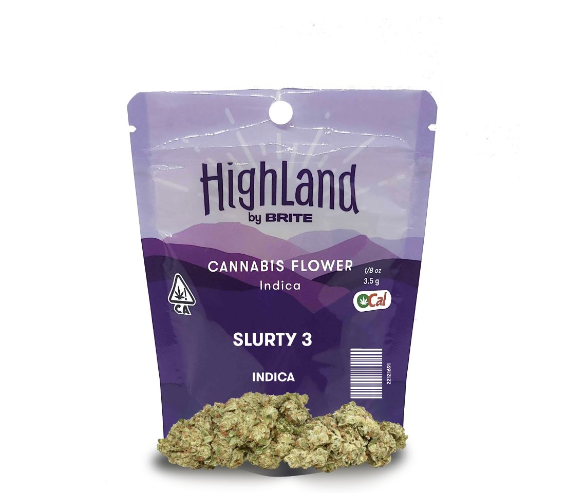 BRITE Highland OCal Flower (3.5g) - I - Slurty 3