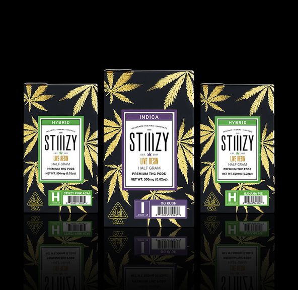 STIIIZY - Purple Animal Cookies Live Resin Pod 0.5