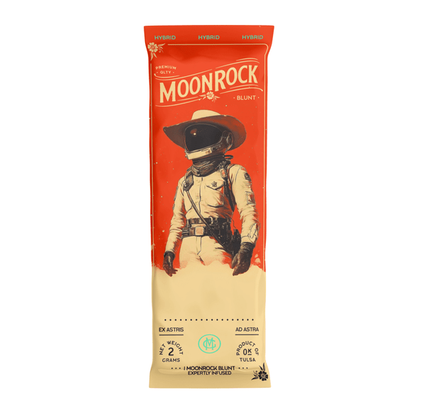 2pk 1.5g Moonrock Infused Blunt by Lone Wolf - Tropical Trainwreck