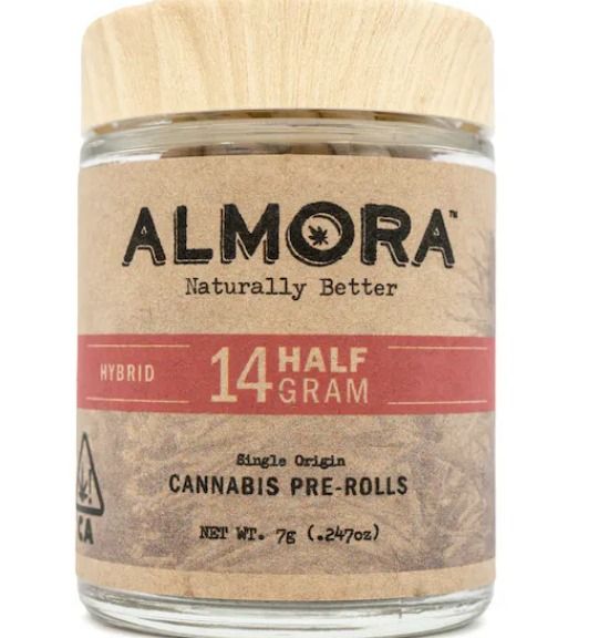 Almora Farm Forbidden Belts Pre Roll 14 Pack: 0.5g