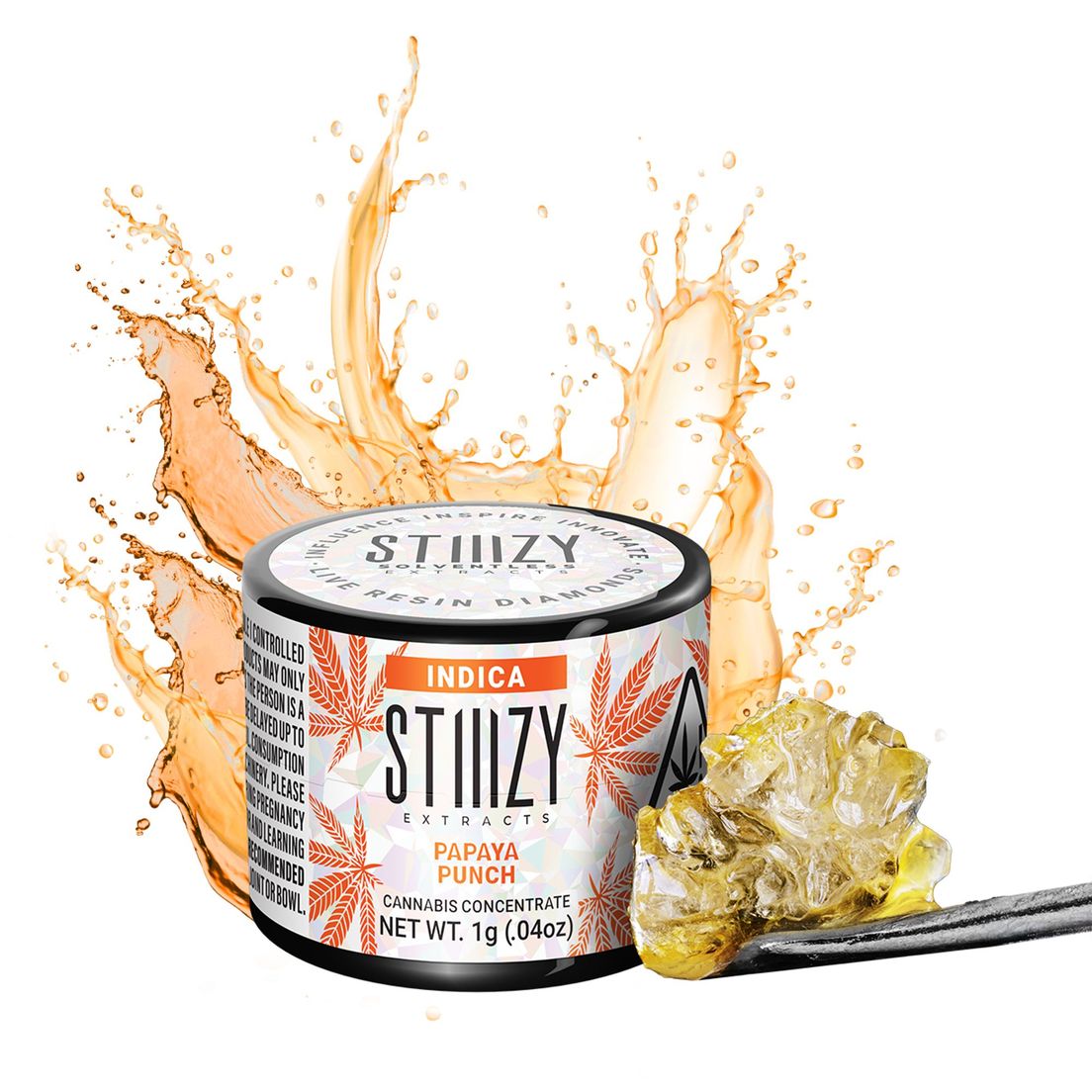 STIIIZY EXTRACTS - 1G DIAMONDS - PAPAYA PUNCH