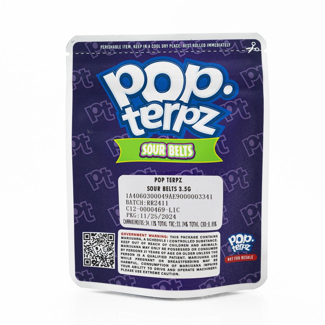 Pop Terpz- Sour Beltz 3.5g (H)