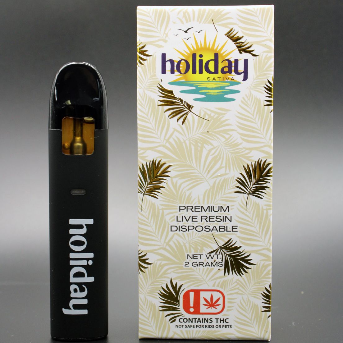 Holiday 2G Live Resin Disposable (Blue Tangie) Sativa