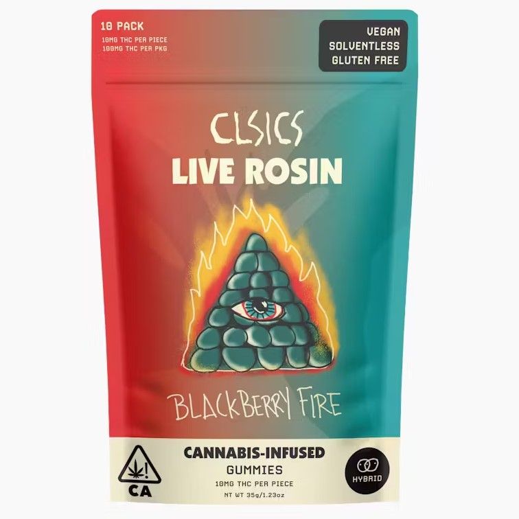 Blackberry Fire - 10pk Gummies Live Rosin Infused