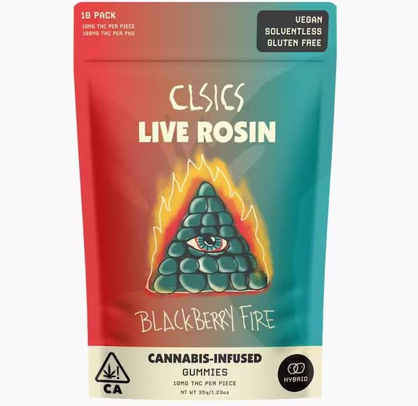 Blackberry Fire - 10pk Gummies Live Rosin Infused