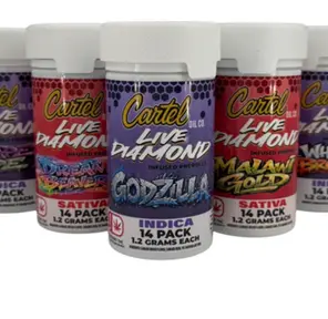 Cartel Oil Co - Diamond Infused Pre Roll Pack - 16.8g - Indica - Gravity
