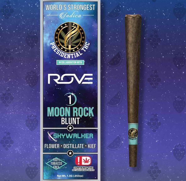 Moon Rock Infused Blunt by Presidential - Skywalker