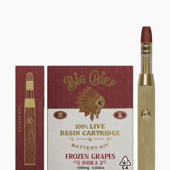 Frozen Grapes - 100% Live Resin Cartridge & Battery Kit All-in-one