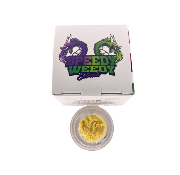 1. Speedy Weedy 1g Crumble - Purple Rosay - 3/$60 Mix/Match