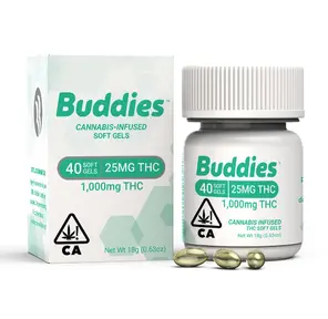 Buddies Capsule 25mg 40pk 1000mg