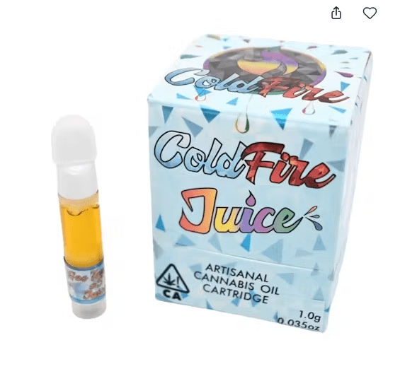 COLDFIRE Extracts - Cherry Payton Juice Vape Cart (Cured Resin) - 1g