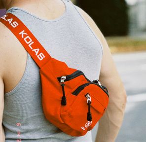 Kolas Branded Fanny Pack Red