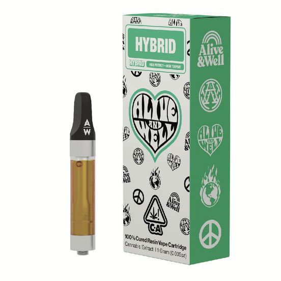 Alive & Well - Ice Cream Cake 100% Cured Resin Vape Cartridge 1g