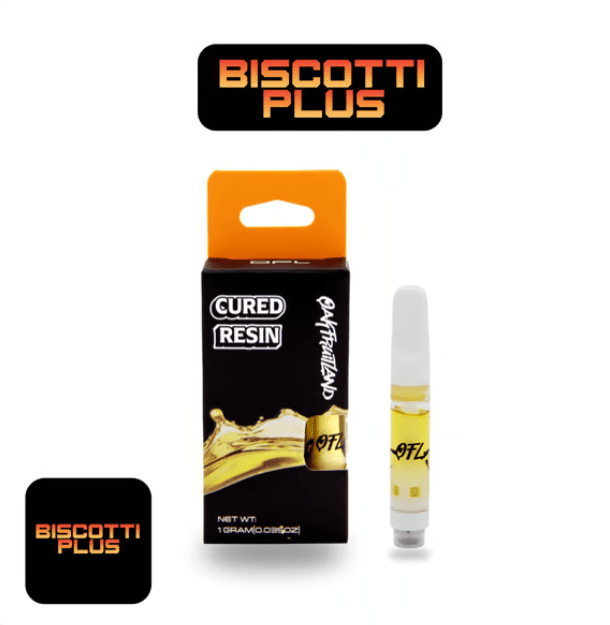 Oakfruitland - Biscotti Plus Cured Resin Vape Cartridge 1g