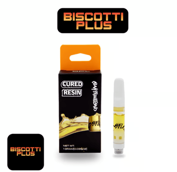 Oakfruitland - Biscotti Plus Cured Resin Vape Cartridge 1g