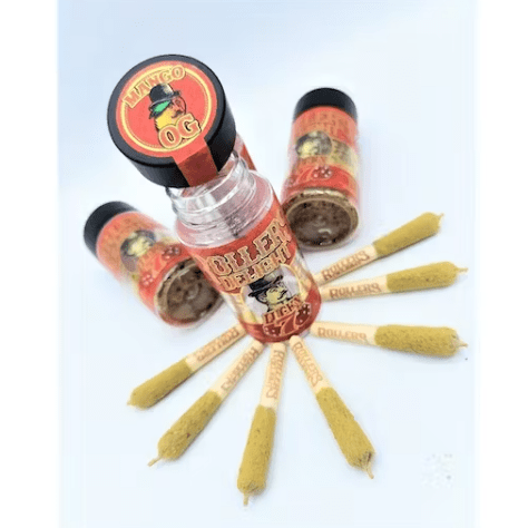 Roller's Delight - Lucky 7's Gold | Mango OG Prerolls | Dipped and Dusted | 7pack 3.5g