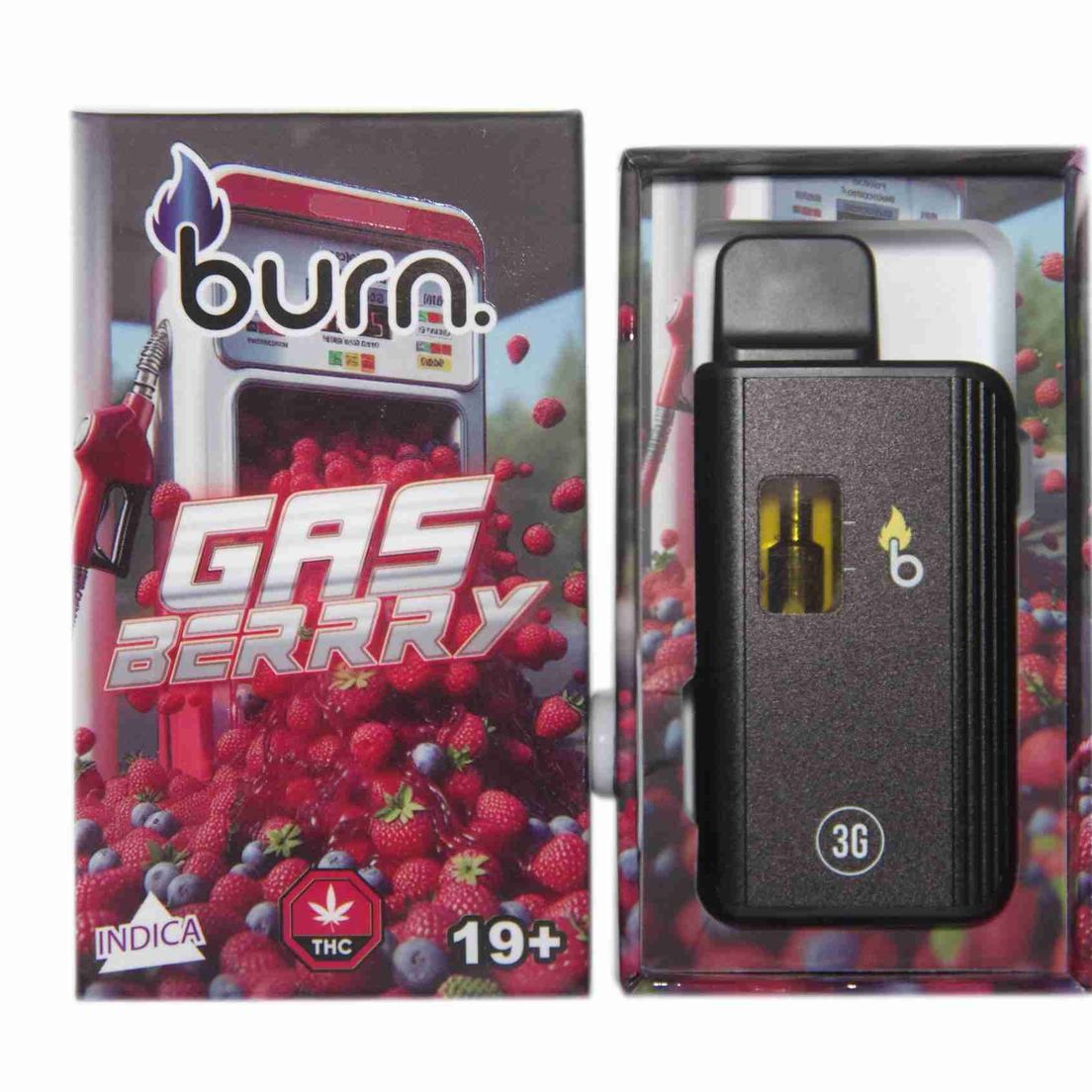 3 Gram Burn Disposable – Gas Berry (3 Gram)
