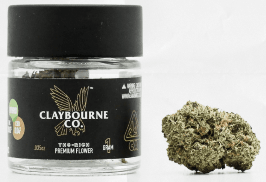 Claybourne Packaged Flower - Vanilla Cake - 1g - (Case of 25)