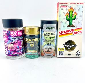 Deal! $99 Pick Any (3) Infused Preroll Packs by Muha Meds, Dime Bag, Fuzzies & Gramlin