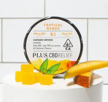 PLUS - 200MG 9:1 CBD TROPICAL MANGO