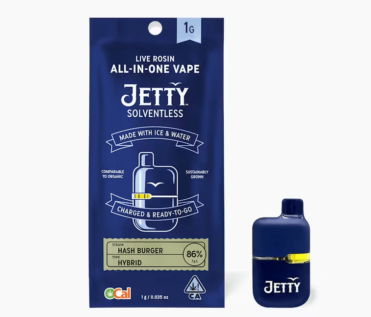 Jetty AIO Solventless Mini Tank Hash Burger 1g