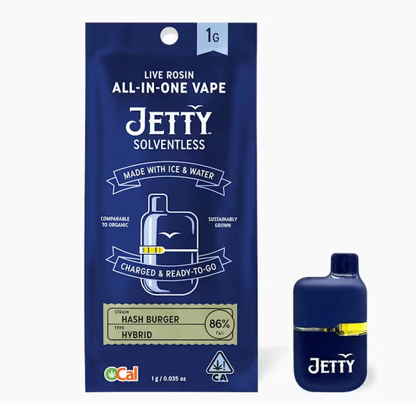 Jetty AIO Solventless Mini Tank Hash Burger 1g