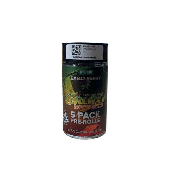 Galaxy Moonrock - Ganja Berry 5pk Prerolls 3.5g