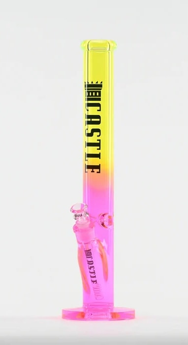 BD18” Castle Glassworks Straight Tube Bong