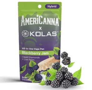 AmeriCanna x Kolas - Blackberry Jam x LCG AIO 1g