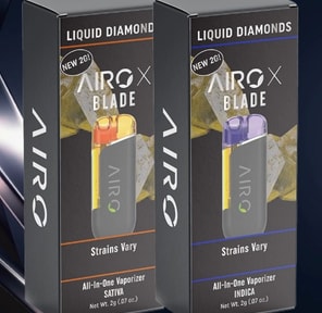 AiroX | Liquid Diamonds : 2g Disposable : London Pound Cake