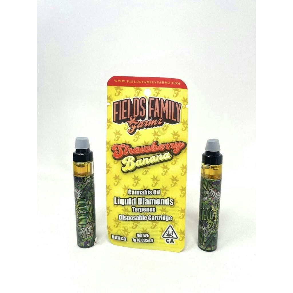 Fields Family Farmz - Strawberry Banana - 1g Disposable Vape 1g