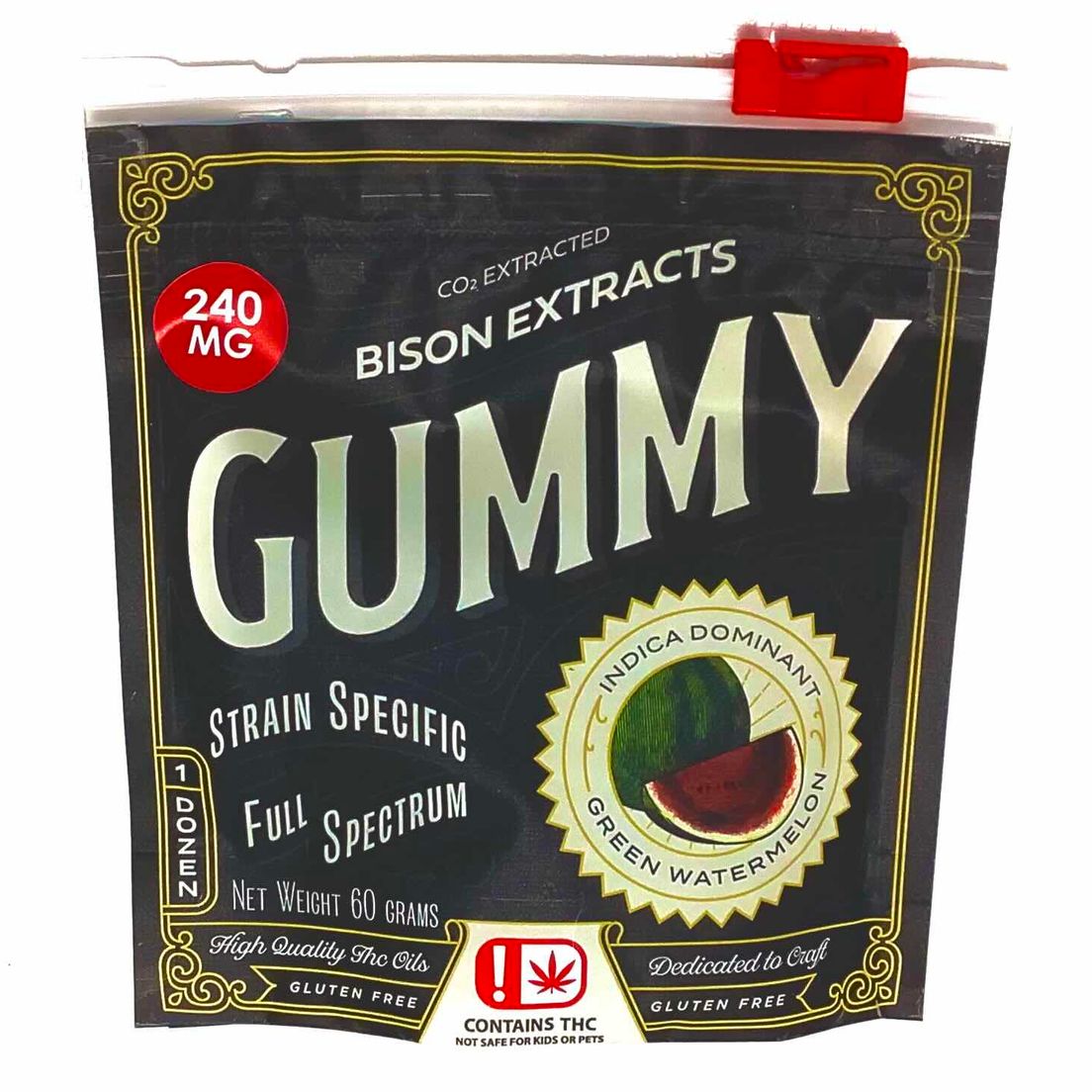 Bison 20mg Gummy Indica