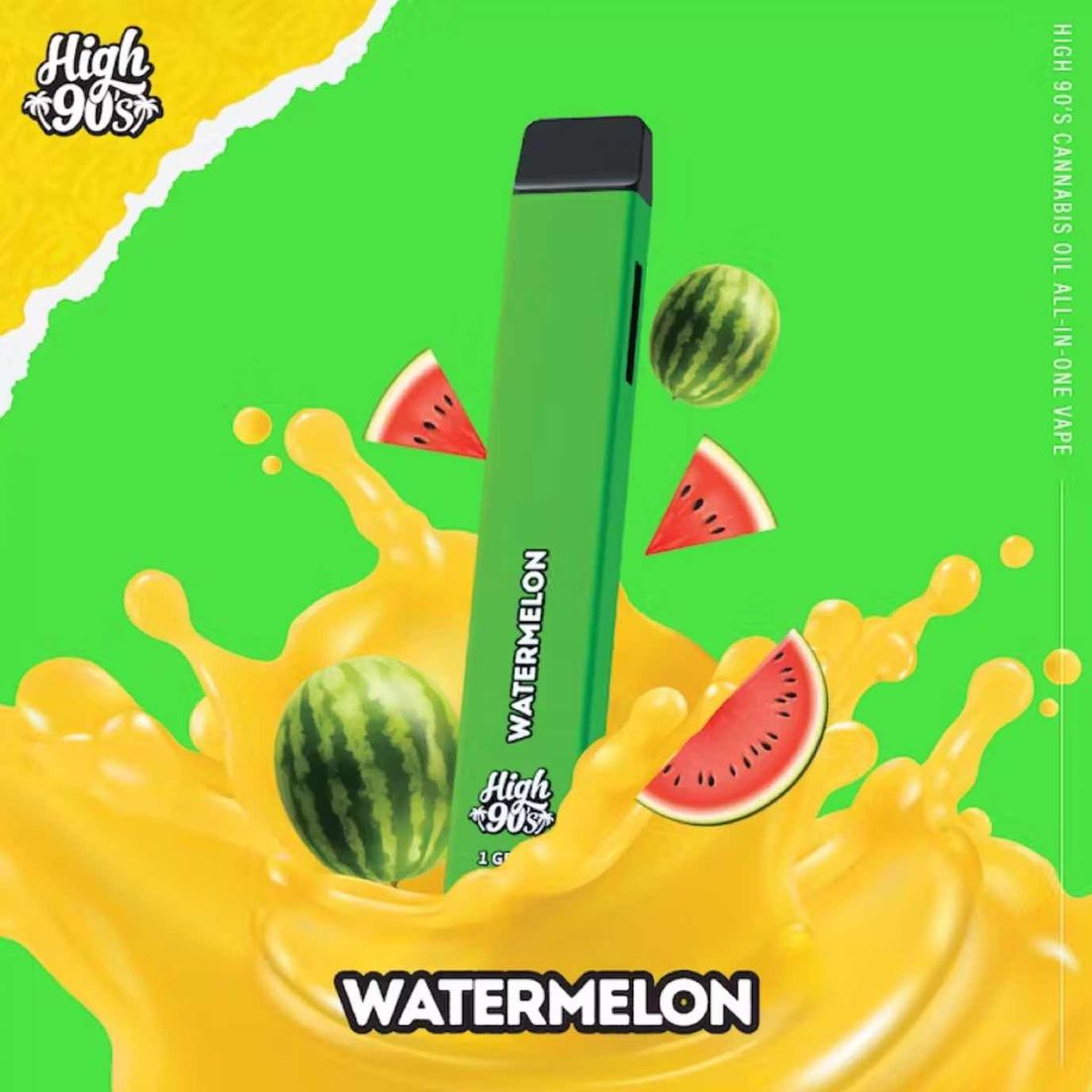 High 90s - Watermelon All-In-One Vape 1g
