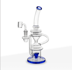11" Hourglass Perc Rig - Blue