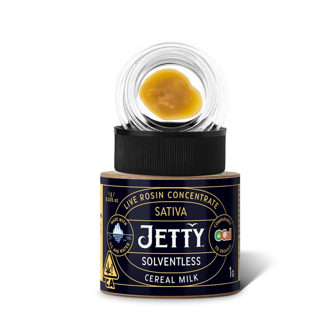 Jetty Solventless Live Rosin Cereal Milk 1g