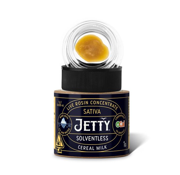 Jetty Solventless Live Rosin Cereal Milk 1g