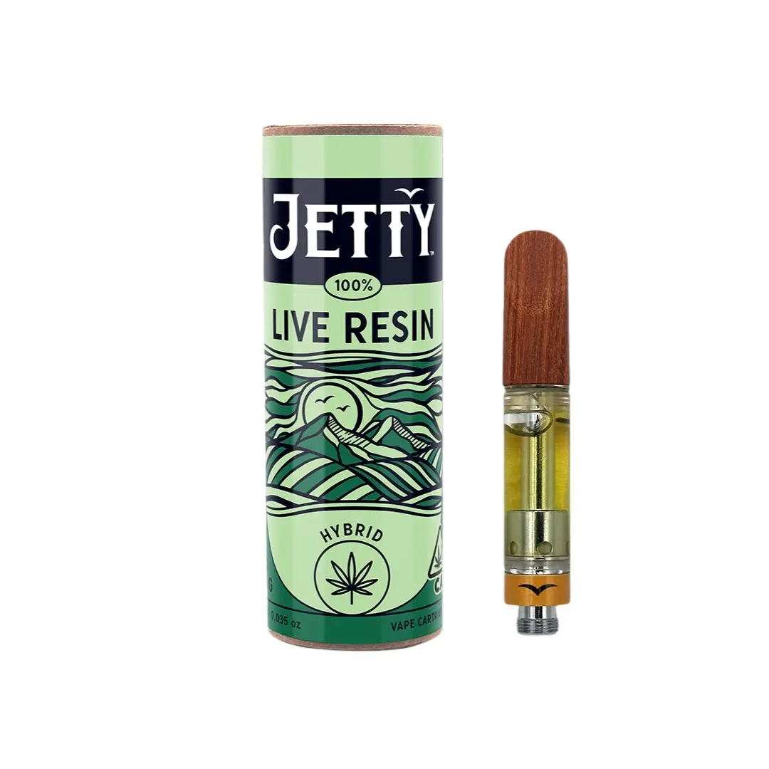 Jetty Live Resin Cartridge Hash Burger 1g
